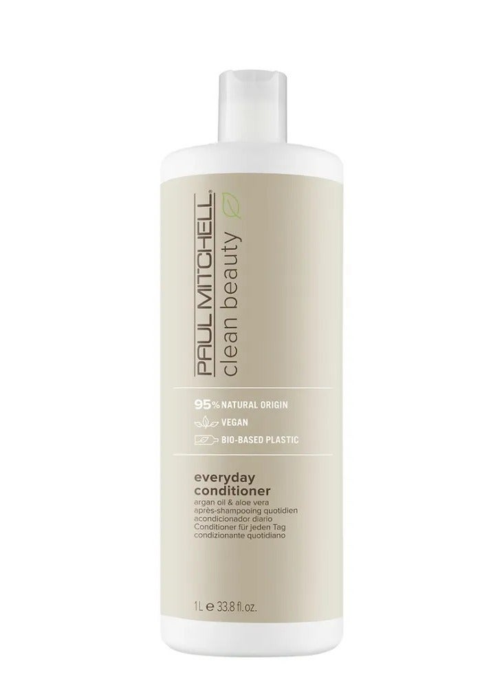 Paul Mitchell Clean Beauty Everyday Conditioner, 95% Natural Origin, Softens, Conditions, Leaves Hair Smooth and Manageable - Image 1