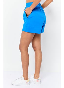 adidas Originals Women Sportswear Fit Outdoor Shorts, Blue  - Image 4