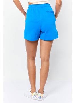 adidas Originals Women Sportswear Fit Outdoor Shorts, Blue  - Image 3