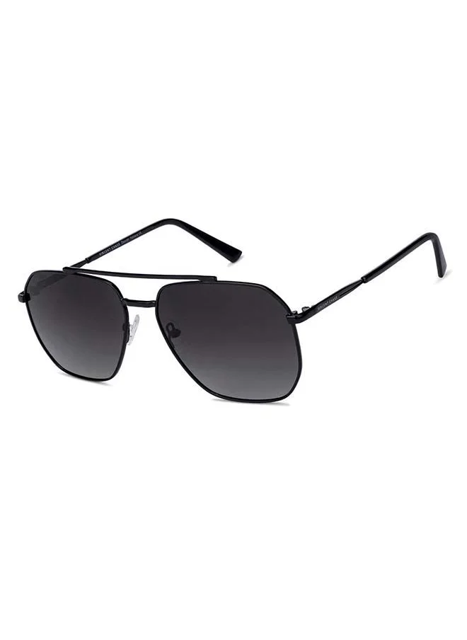 فينسينت تشيس Vintage Full Rim Square Frame Polarized & UV Protected Sunglasses VC S12593/P - 58mm - Black
