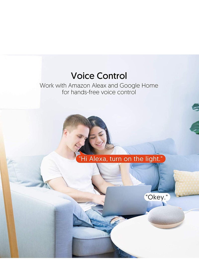 YUNSYE Smart Plug 13A WiFi Smart Socket Works with Alexa Echo Google Home, Timing Function Remote Control No Hub Required 4 Pack - Image 4