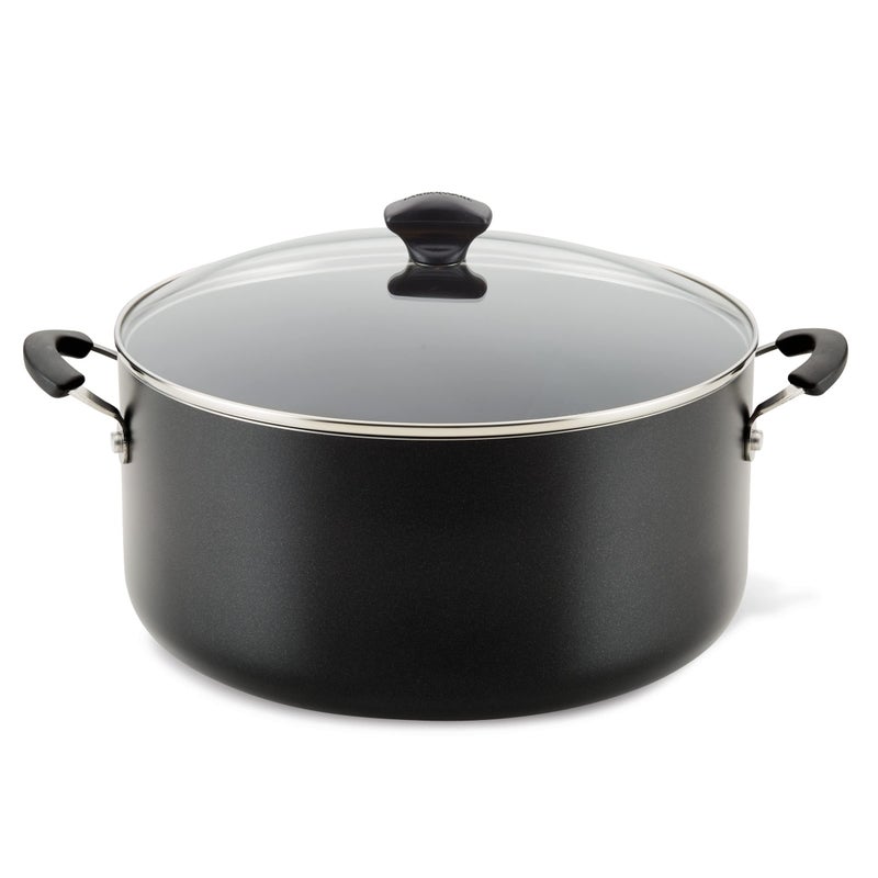 Farberware Cookware Nonstick Stockpot with Lid, 10.5 Quart-Black - Image 5