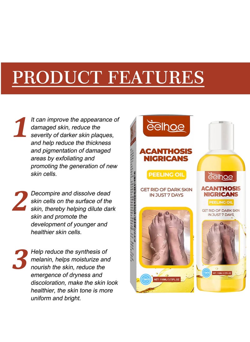 EELHOE Strong Peeling Oil, Chemical Exfoliant for Face and Body, Reduces Wrinkles and Stretch Marks, Yellow Peeling Oil for All Skin Types, Exfoliating Peeling Solution (110ml) - Image 5