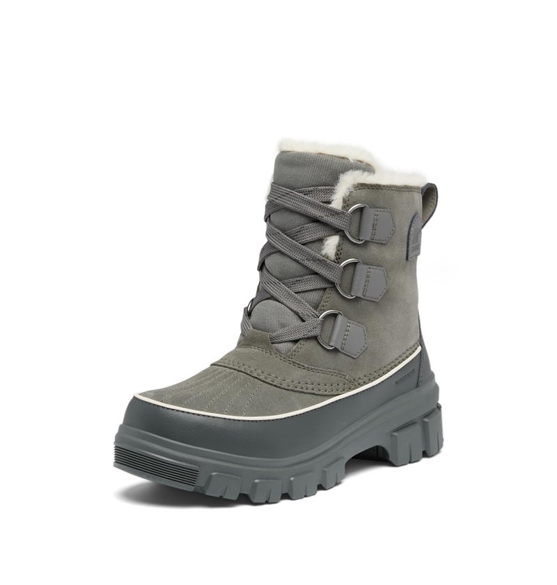 SOREL Women's Tivoli V Waterproof Boot - Quarry, Grill - 6.5 - Image 1