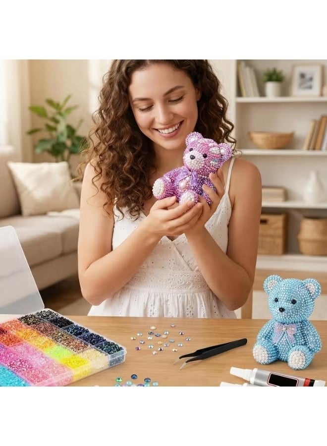 اترجسز مجموعة راتنجات جيلي ماسكية لزخرفة الديكور - 32,000 قطعة 3 مم مجموعة راتنجات DIY بكميات كبيرة مع 3 غلايات، قلم التقاط ومقصوصات لصنع الحرف اليدوية، فن الأظافر، تكفيكس، أحذية وزيّات زخرفية (24) - Image 5