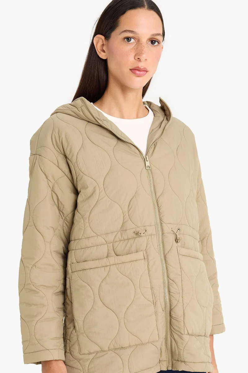 DeFacto Waterproof Regular Fit Hooded Puffer Jacket