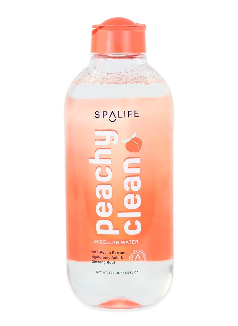 SpaLife Beauty Peachy Clean Micellar Cleansing Water - 13.5 fl oz (With Peach Extract, Hyaluronic Acid & Ginseng Root) - pzsku/Z95B47266999036391895Z/45/_/1740058451/cef3e21b-7504-4855-88b7-feb5ea9dc4a6