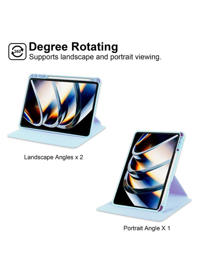 Compatible with Itel Vista Tab 10 / Itel Vista Tab 11 10.1 Inch Case with Pen Holder, 360 Degree Swivel Stand Folio Flip Smart Tablet Cover with Auto Sleep/Wake - Image 2