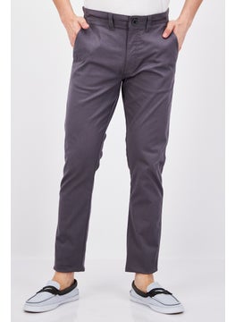 Men Slim Fit Solid Chino Pants, Grey - pzsku/Z95B48E8DC36D57FA93AFZ/45/_/1727187827/542e77b1-6c83-46e8-b421-9d71b2ea5018