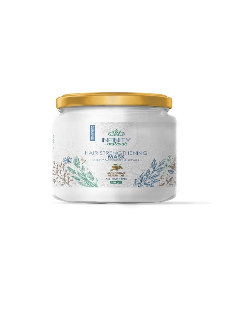 Infinity Naturals Moroccan Argan Oil Hair Strengthening Mask 330g