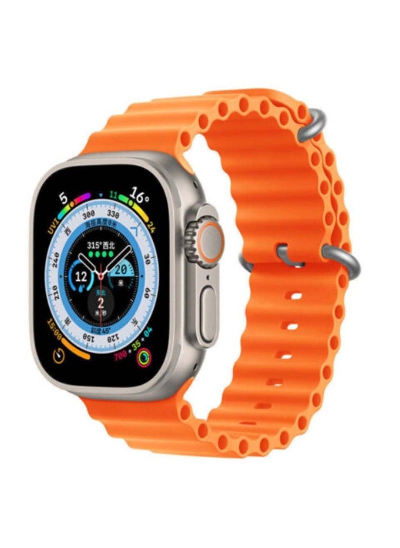 FEND - Fend F8 Smart Watch Ultra Full Screen HD Display with Two Strap and Bluetooth NFC GPS and FW3 Wireless Bluetooth Earbuds Combo - Image 1