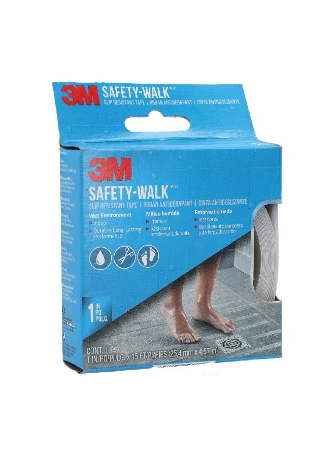 3M Safety Walk Slip Resistant Tape for Tub and Shower Clear 25.4 x 4.57 mm 220C-R1X180 - Image 3
