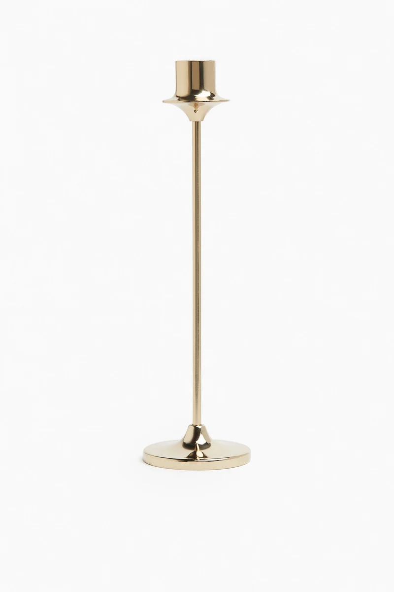 اتش اند ام شمعدان معدني طويل