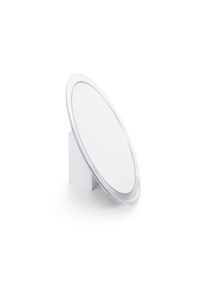 Jerdon Portable Travel Makeup Mirror - 9” Diameter Frame with 5X Magnification - Suction Cups Allow Wall Mounting - Travel Case Included - Model JSC5 - Image 2