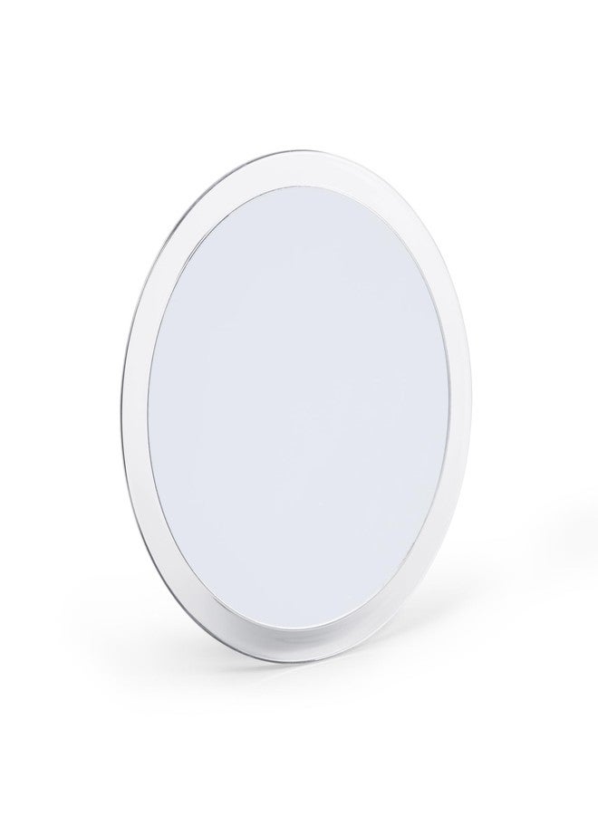Jerdon Portable Travel Makeup Mirror - 9” Diameter Frame with 5X Magnification - Suction Cups Allow Wall Mounting - Travel Case Included - Model JSC5 - Image 1