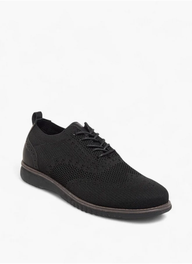 ال بي ال من شو اكسبرس Men's Mesh Detail Lace-Up Sneakers