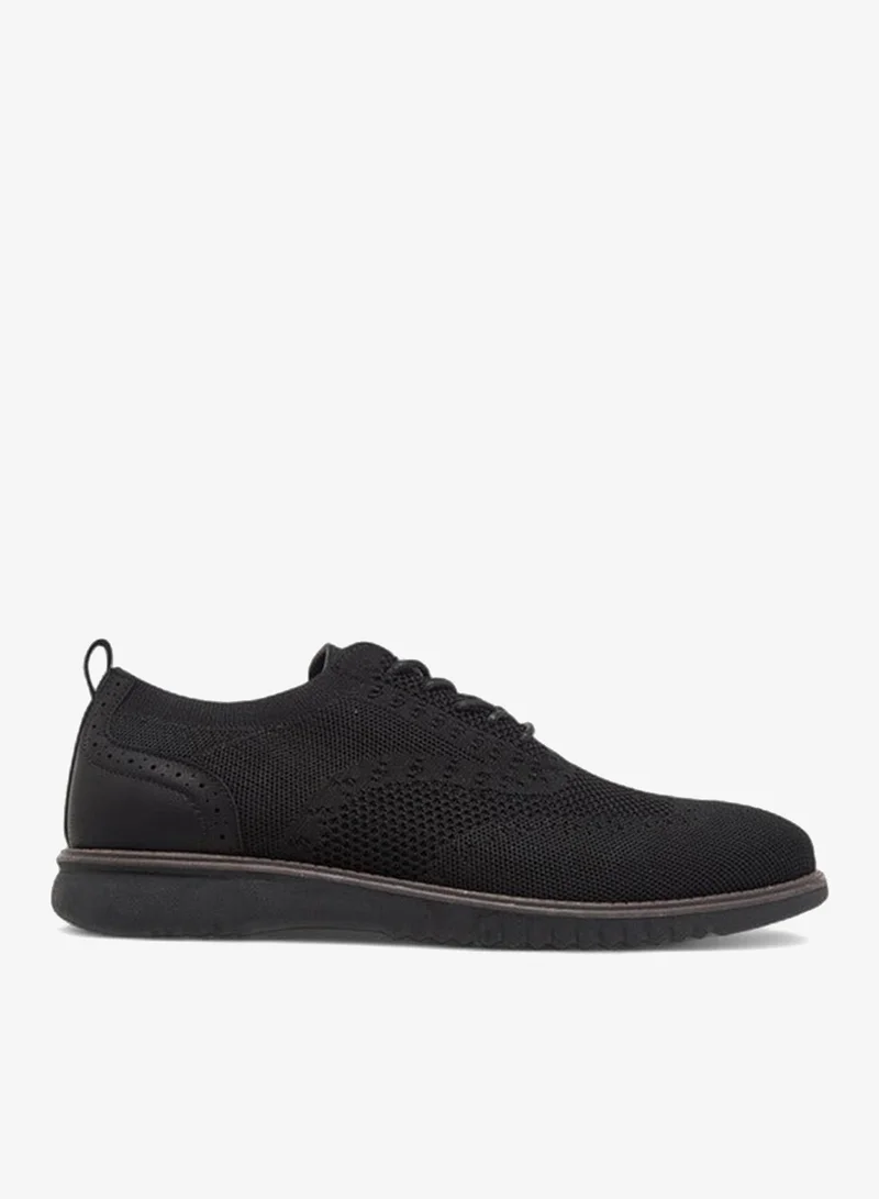 Men's Mesh Detail Lace-Up Sneakers