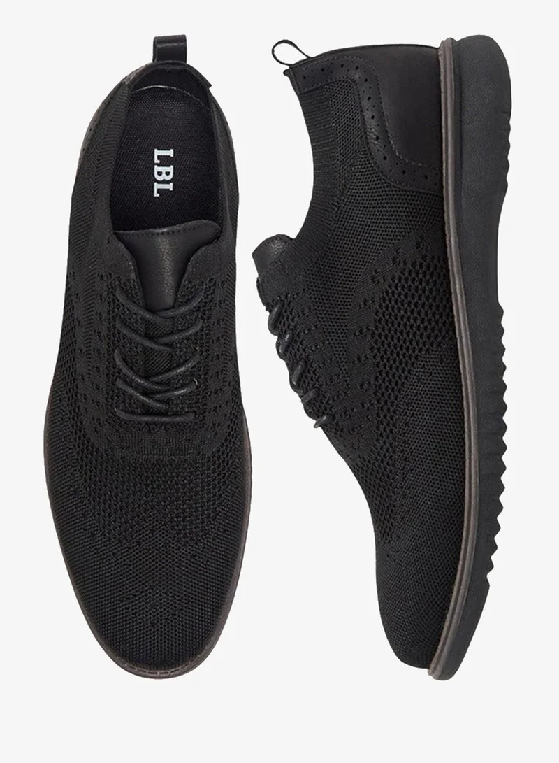 LBL by Shoexpress Men's Mesh Detail Lace-Up Sneakers