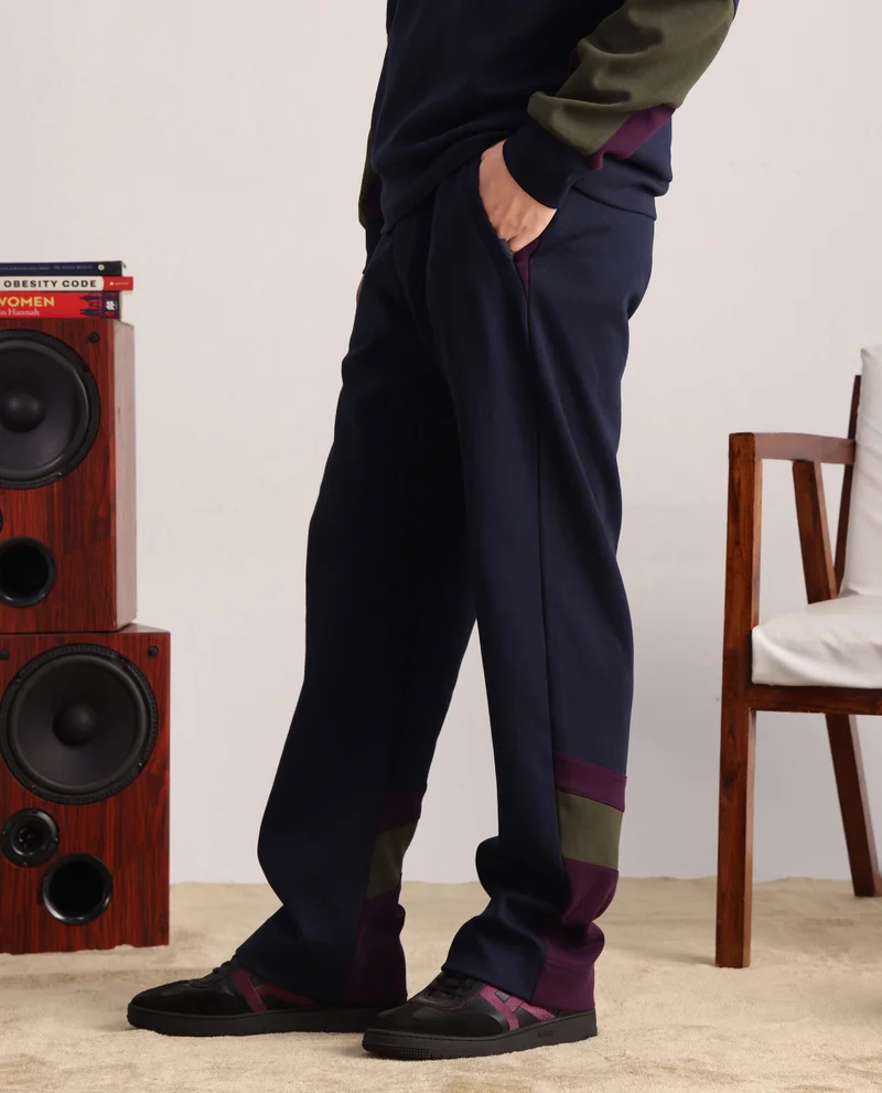 Rare Rabbit Men's Drawstring Closure Printed Track Pant