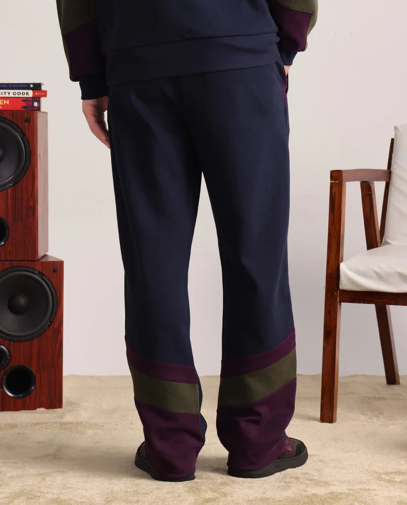 Rare Rabbit Men's Drawstring Closure Printed Track Pant