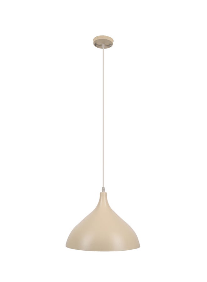 El Rawda Lighting Unbrella Ceiling Lamp - Single | modern decorative LED E27 pendant light ceiling lamp hanging | suitable for any room | Color: Beige | Size: 70x33 cm