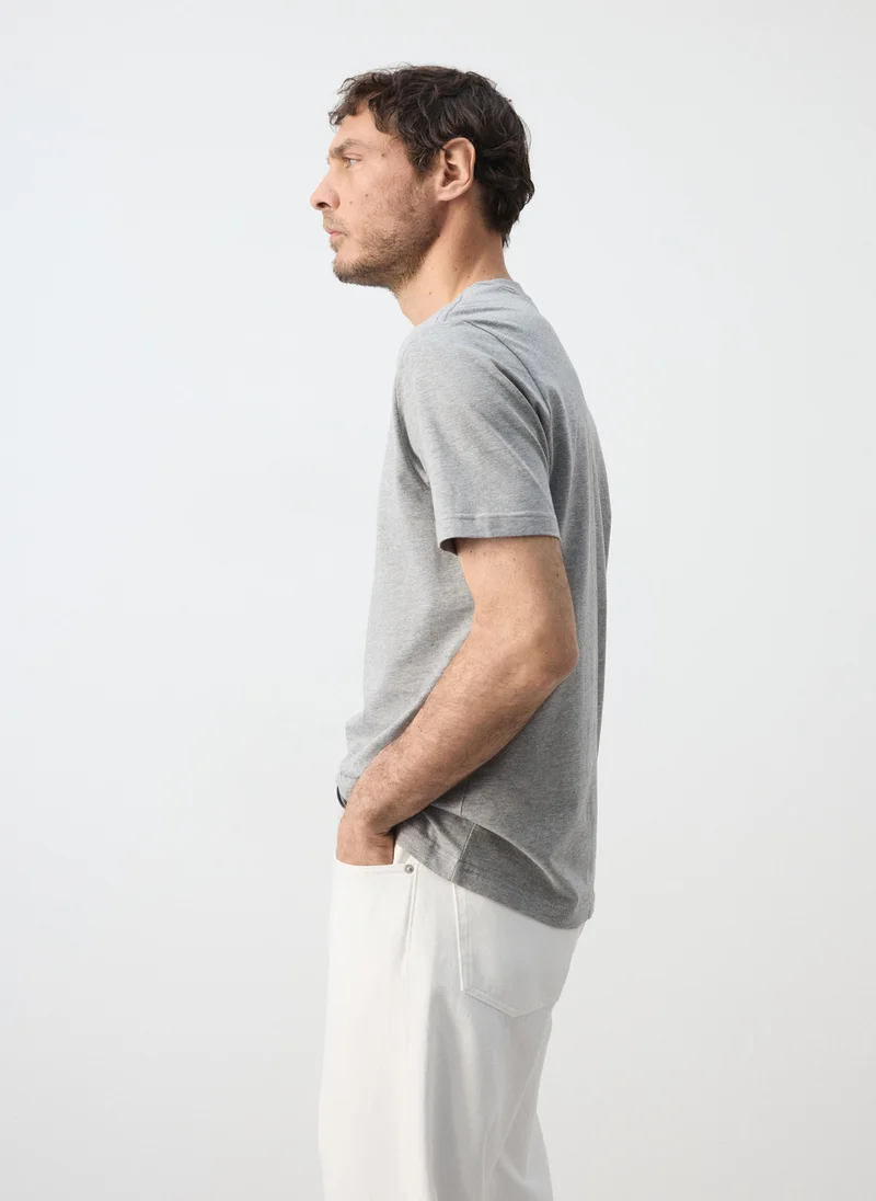 Mango Man 96-GRIS OSCURO VIGORE T-Shirt Cherlo for Men | Best Price UAE