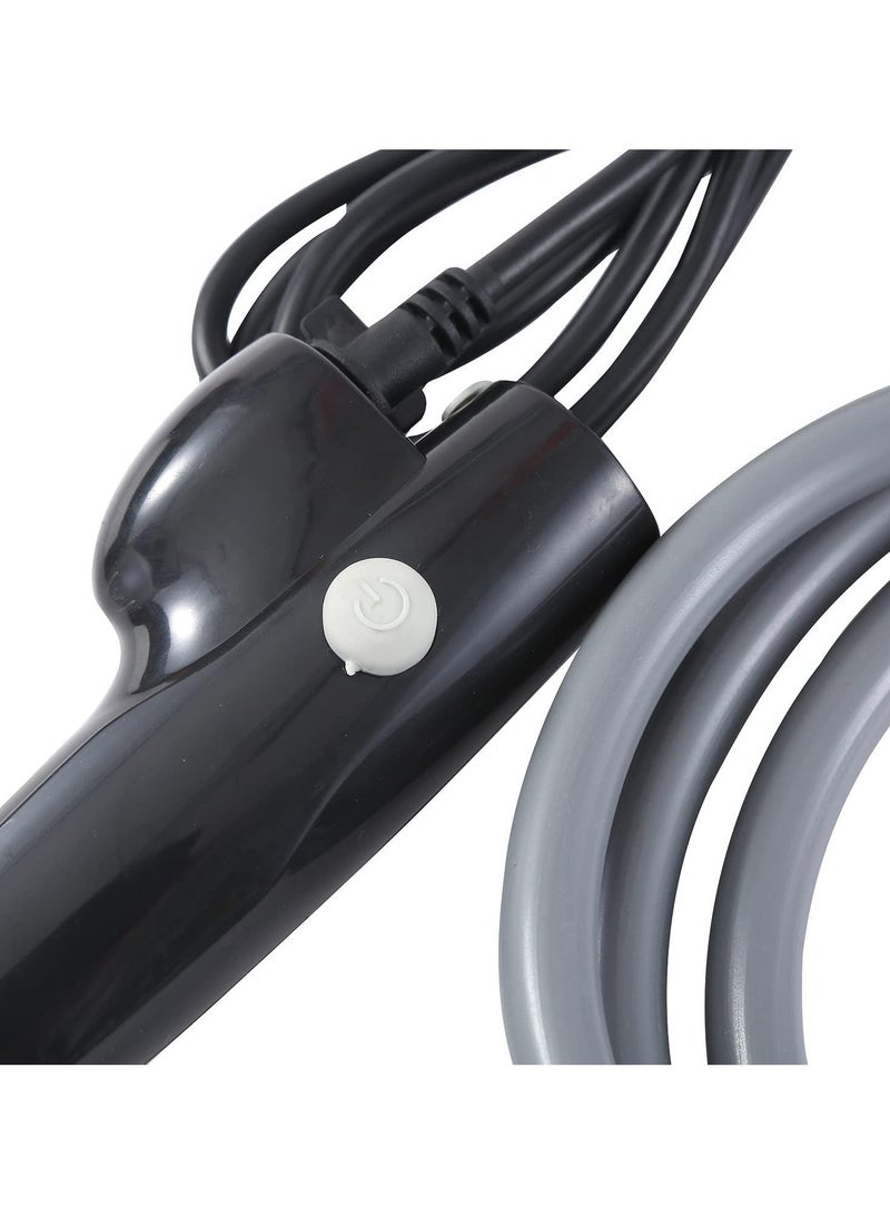 ريبنيو دش خارجي محمول من  يعمل بالبطارية رأس دش للتخييم صغير الحجم قابل لإعادة الشحن  يضخ الماء من الدلو إلى تيار دش ثابت ولطيف(احمر) - Image 4