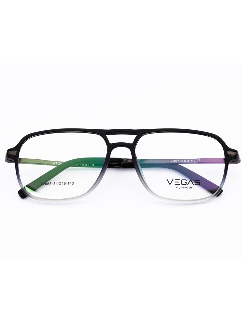 VEGAS - Unisex Eyeglasses V2067 - Gray - Image 1