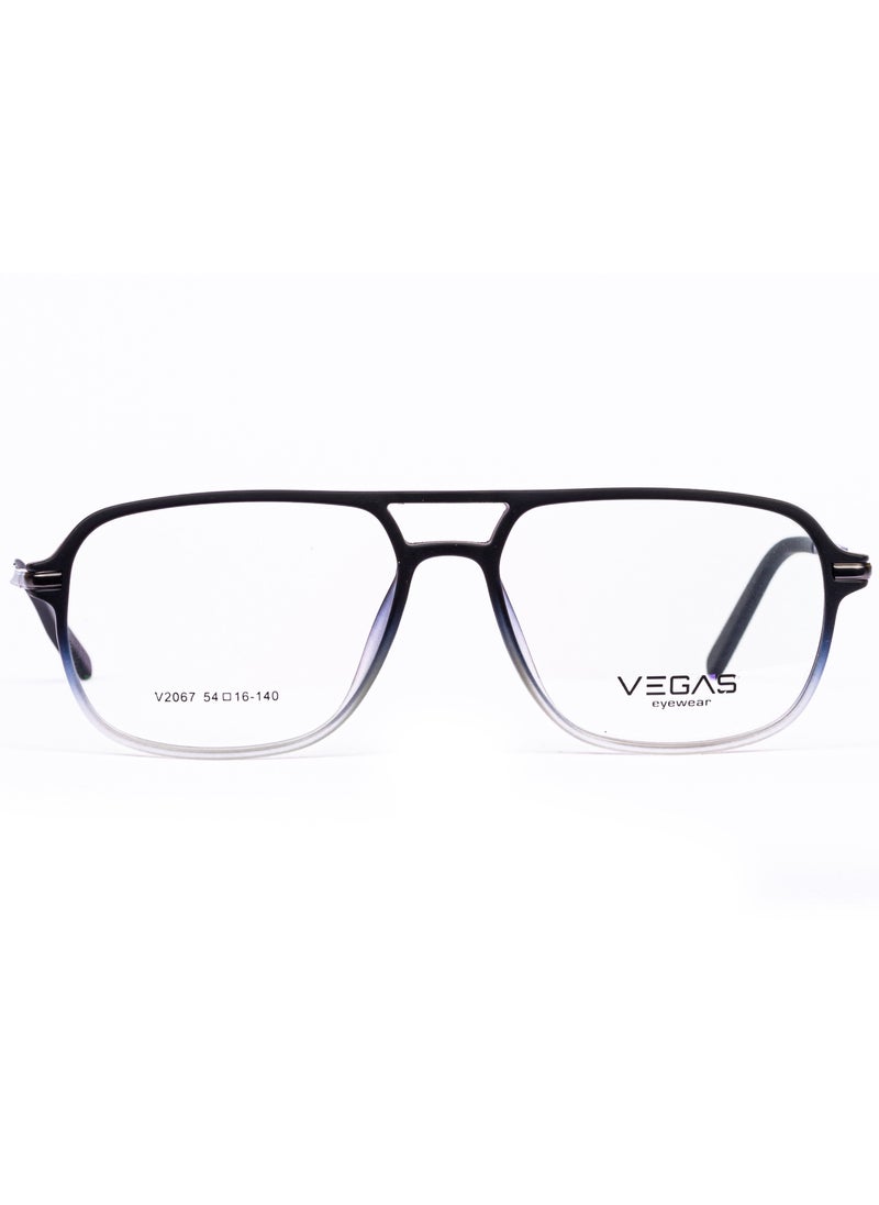 VEGAS - Unisex Eyeglasses V2067 - Gray - Image 1