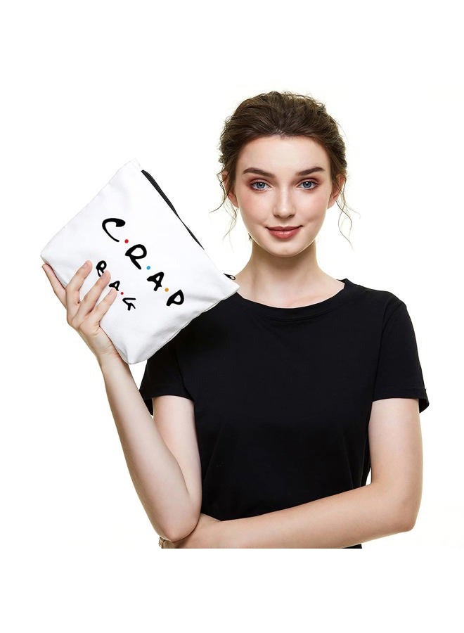 IHopes+ Natural Reusable Makeup Bag Friends Theme Eco-Friendly Makeup Bag Gifts for Women Men Best Friends - Image 5