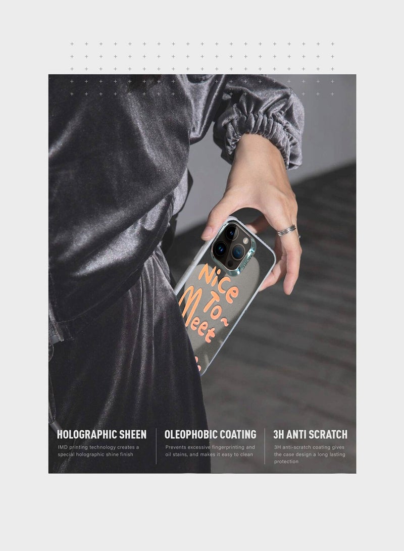 Wtech More Series Colorful Design Protective Case Cover For Apple iPhone 15 Pro Max 2023 Black/Grey - Image 5