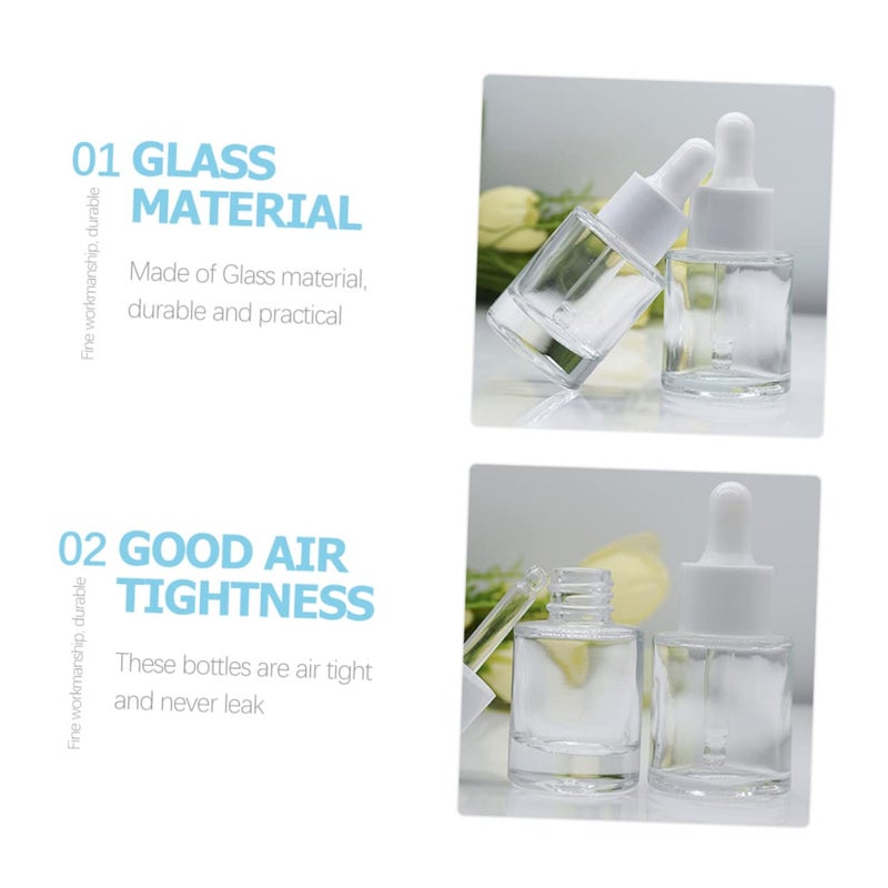 20 Pack 15ml Thick Bottom Glass Dropper Bottles Refillable Essential Oil Containers - Image 5