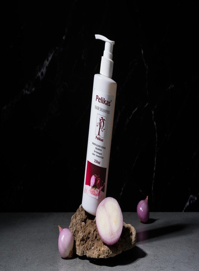 Pelikas Hair Fall Control Smoothness Natural Harble Hair Ballance Dandruff & Reduce Hair Fall Red Onion Seed Oil Extract Onion Shampoo Controls Hair fall | Helps Strengthen Hair | No Sulphate No Paraben | For Men & Women (250ml) - Image 1