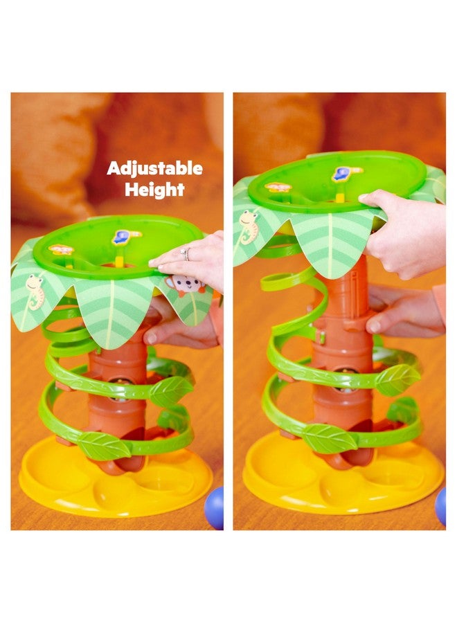 Bright Starts Tropical Twirl Ball Play Toy with Lights & Music, 5 Balls Included, Unisex, 6 Months+ - Image 4