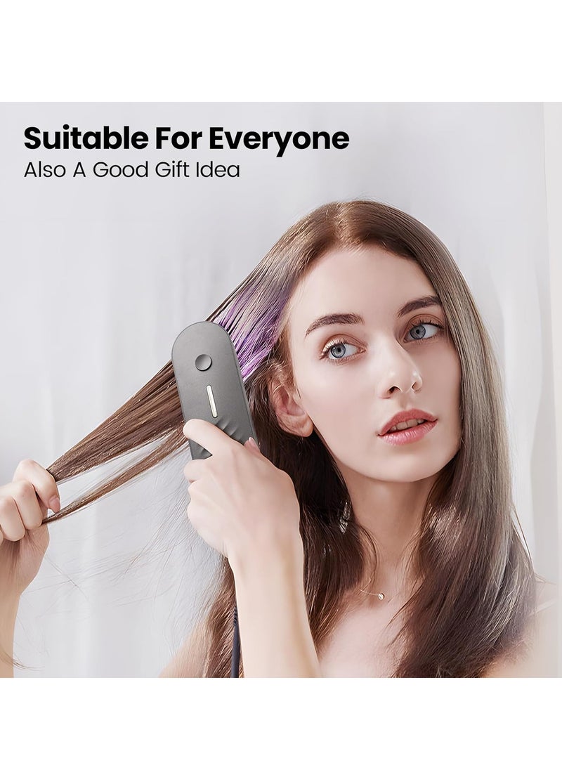 JOSQUEWNN Hair Oil Applicator, Scalp Massager Hair Growth, 3 in 1 Scalp Massage Tool, Head Scalp Massager for Relax, Cordless Electric Brush for Hair Care, Oil Dispenser Comb, Birthday Gifts, Grey  - Image 5