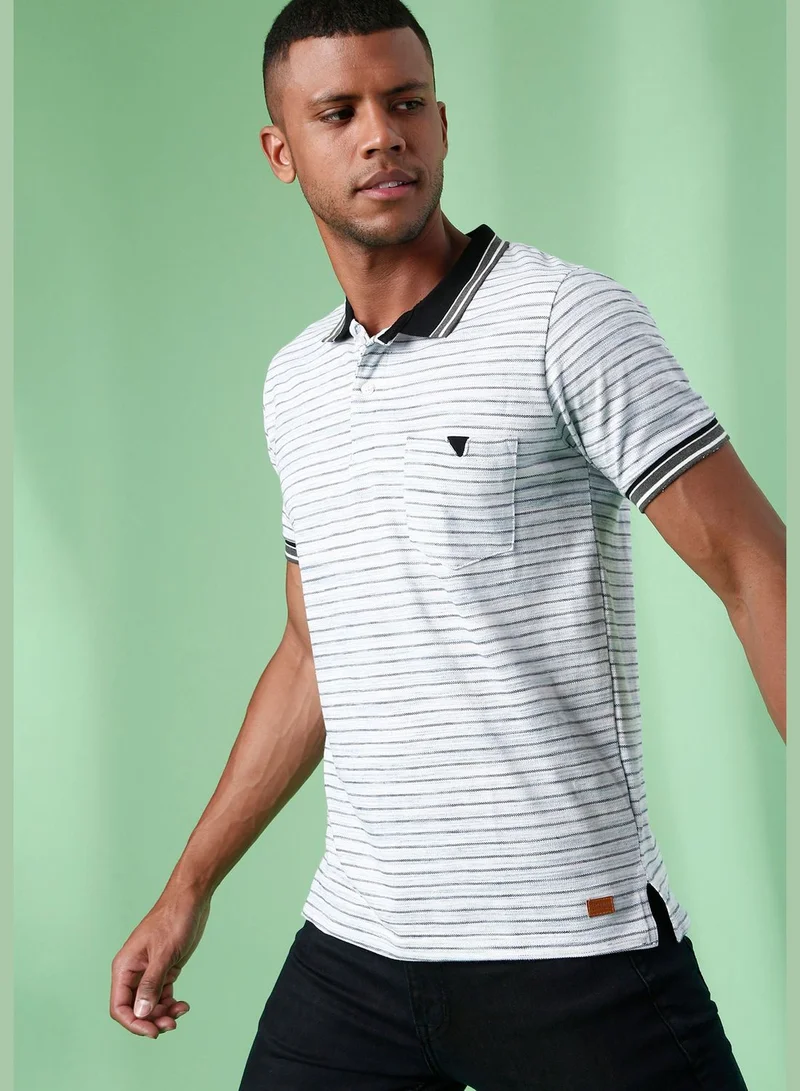 Campus Sutra Polo Casual Tshirt