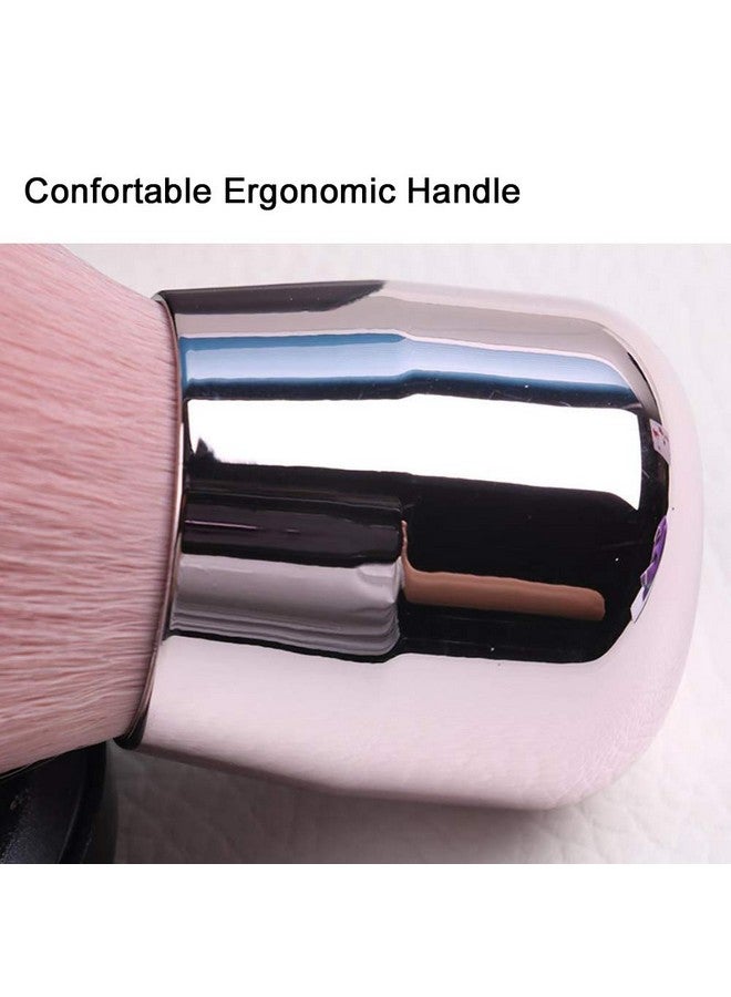 JOSALINAS Kabuki Foundation Makeup Brushes Round Top For Face Blusher Liquid Powder Blend And Contour Tool And Mineral Bb Cream, Round - Image 2
