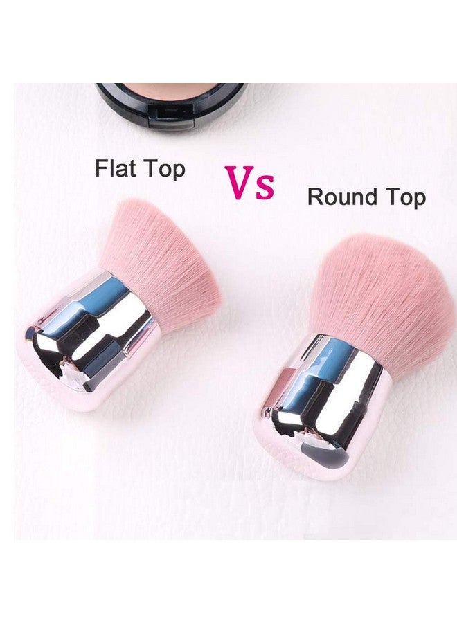 JOSALINAS Kabuki Foundation Makeup Brushes Round Top For Face Blusher Liquid Powder Blend And Contour Tool And Mineral Bb Cream, Round - Image 3