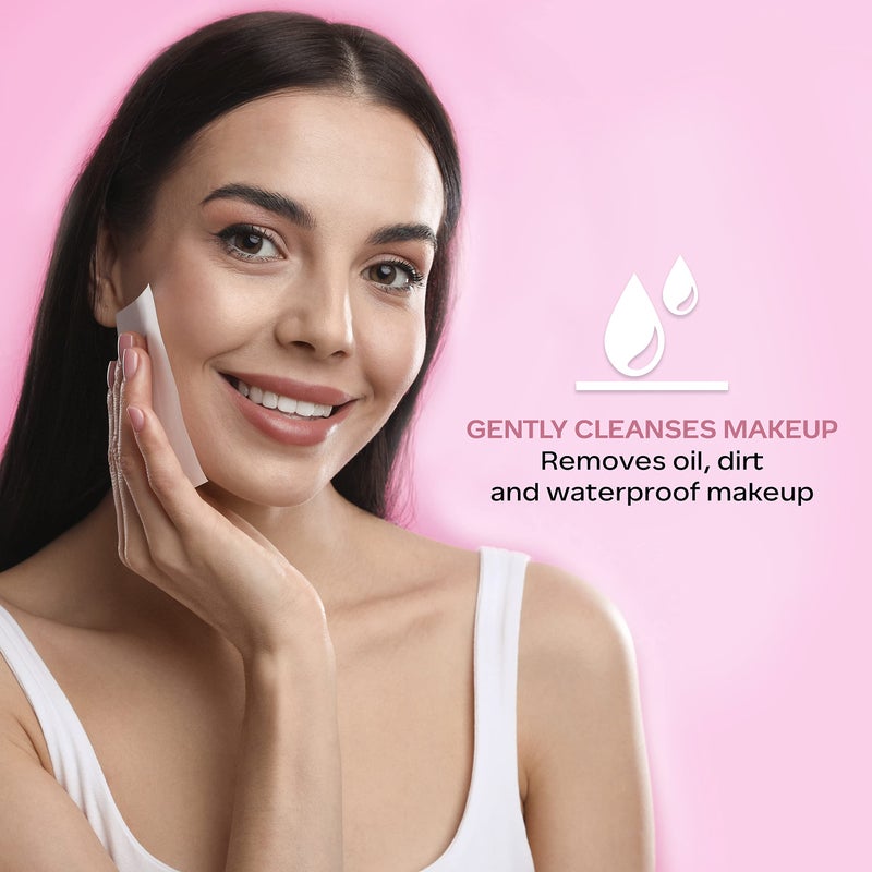 FACESCANADA Fresh Clean Glow Makeup Remover Face Wipes | Gentle Facial Towelettes | Ultra Soft | Removes Oil, Dirt & Makeup | Alcohol Free (30 Wipes) - Image 3
