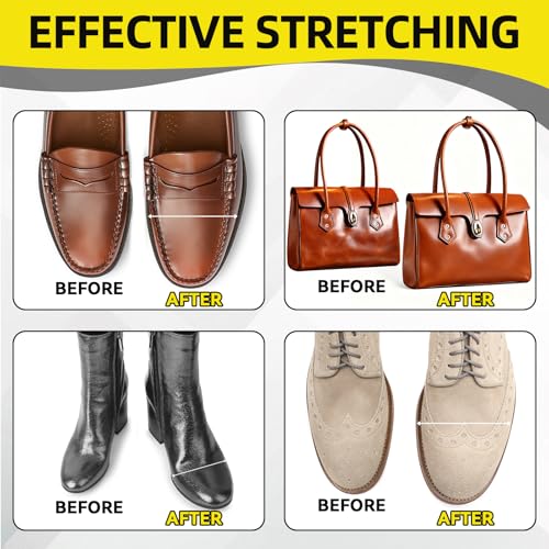 JOYAONE Shoe Stretch Spray, Shoe Stretcher Relieve Tight Fit, Wide Feet,Boot Stretcher Spray for Leather, Boot, High Heel (Clear) - Image 2