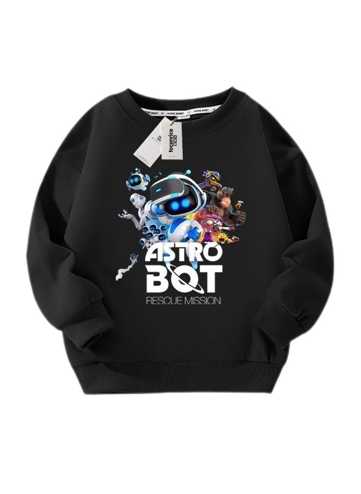Astro Bot Men Women Couples Sweatshirts Pullover Shirt Hooded Sweater - Image 1