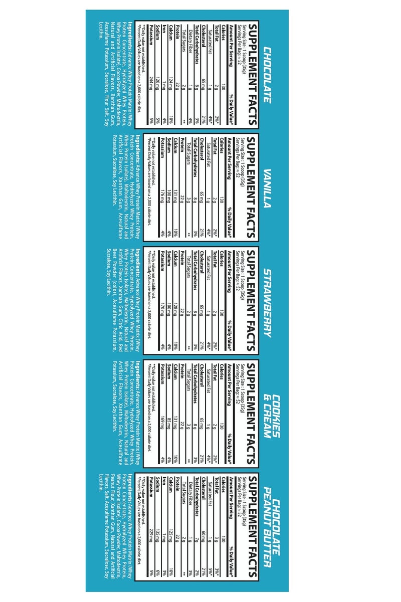 ماسل رولز بروتين مصل اللبن من ماسل رولز، 4 أرطال، كيس بروتين مصل اللبن بنكهة زبدة الفول السوداني والشوكولاتة - Image 2