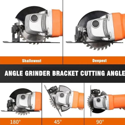 Galaxe Angle Grinder Base Bracket Cutting Machine Base Holder Metal Protector Woodwoking Tool Accessories Balance Shield Wheel Guard (Portable cutting Stand) Pack of-2 - Image 4