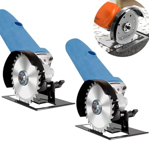 Galaxe Angle Grinder Base Bracket Cutting Machine Base Holder Metal Protector Woodwoking Tool Accessories Balance Shield Wheel Guard (Portable cutting Stand) Pack of-2 - Image 1