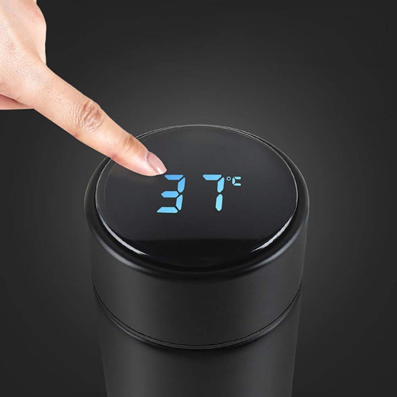 SEASPIRIT Water Bottle with LED Temperature Display Double Walled Vacuum Insulated Stainless Steel Bottle Sports Automotive Travel Mug - Image 3