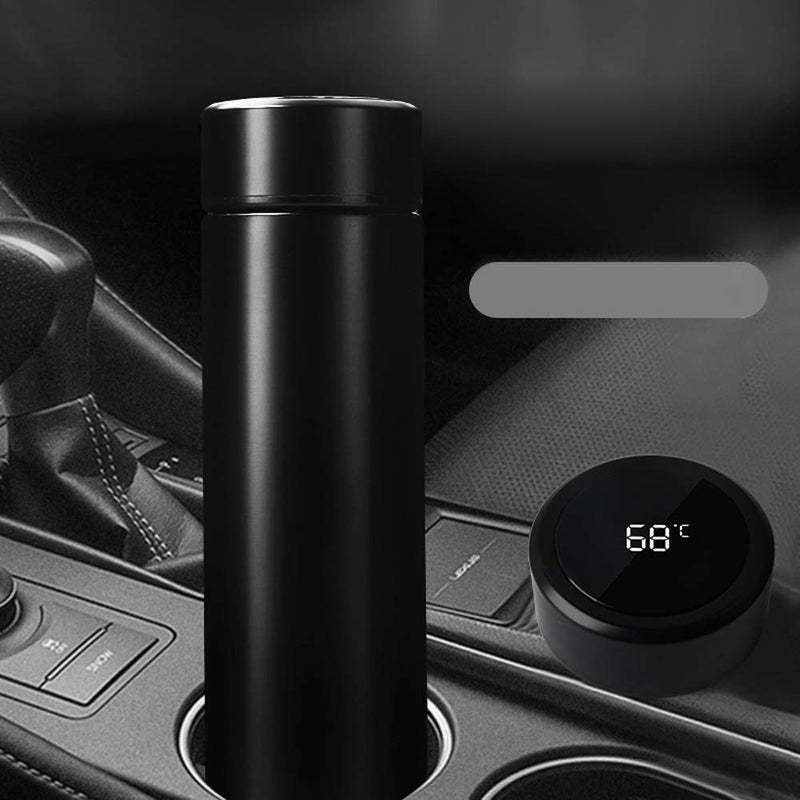 SEASPIRIT Water Bottle with LED Temperature Display Double Walled Vacuum Insulated Stainless Steel Bottle Sports Automotive Travel Mug - Image 5