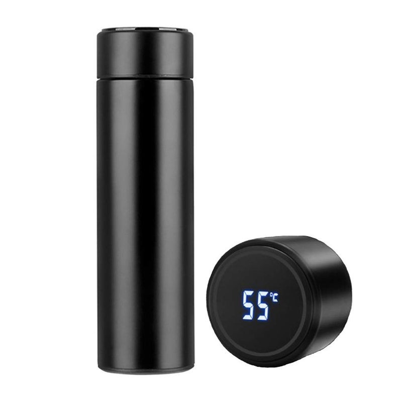 SEASPIRIT Water Bottle with LED Temperature Display Double Walled Vacuum Insulated Stainless Steel Bottle Sports Automotive Travel Mug - Image 1
