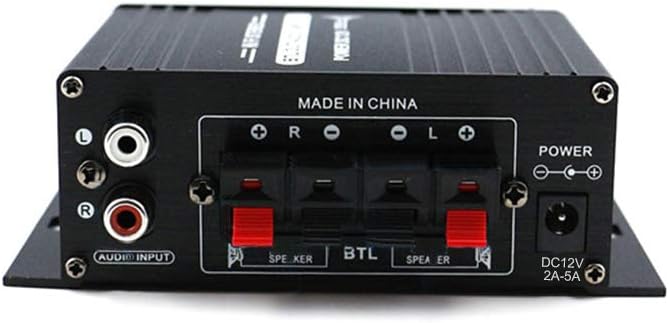 مضخم الطاقة، AK170 12V مضخم صوت مصغر رقمي مستقبل الصوت AMP قناتان 20 واط + 20 واط تحكم في الجهير والثلاثي للاستخدام في السيارة والمنزل - Image 4
