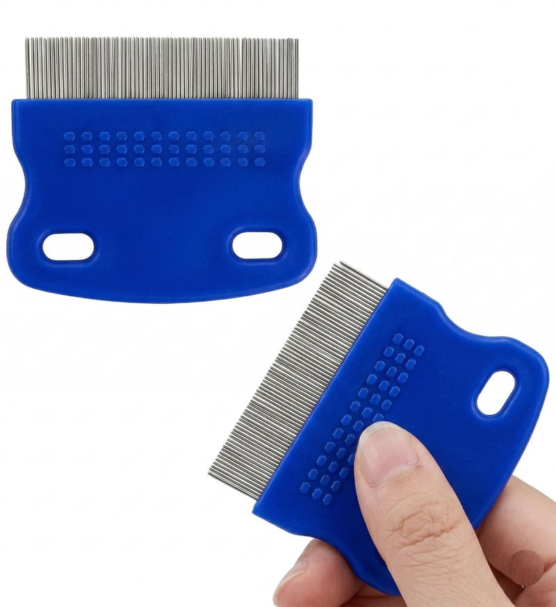 INSIME Professional Head Lice and Nits Removal Comb for Women's Hair | Stainless Steel Antilice Treatment Remover for Eggs | Pack of 1 - Image 1