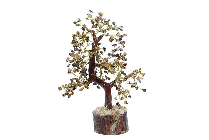 Trilokha Stone Tiger EyeTree Energized Brown 1 Piece